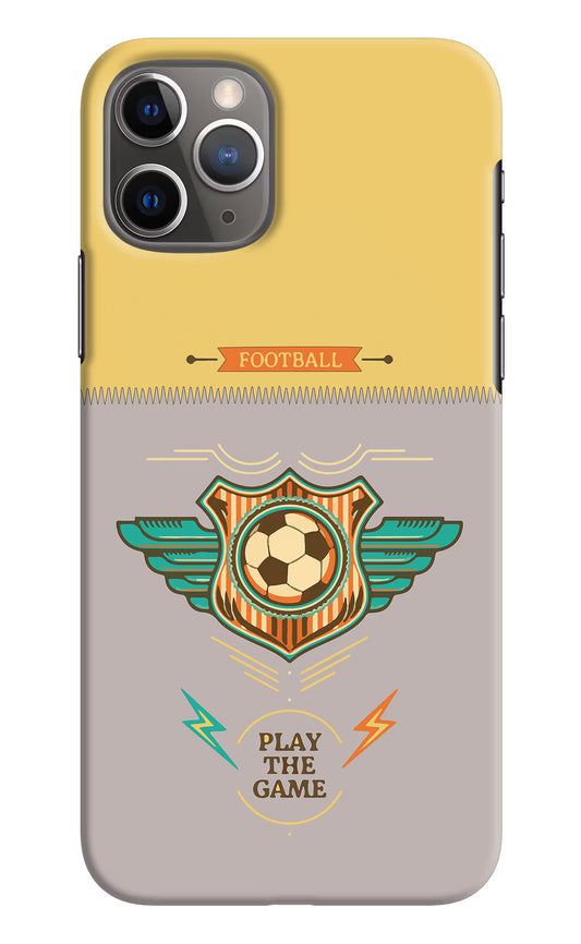 Football iPhone 11 Pro Max Hard Case Back Cover by Casekaro
