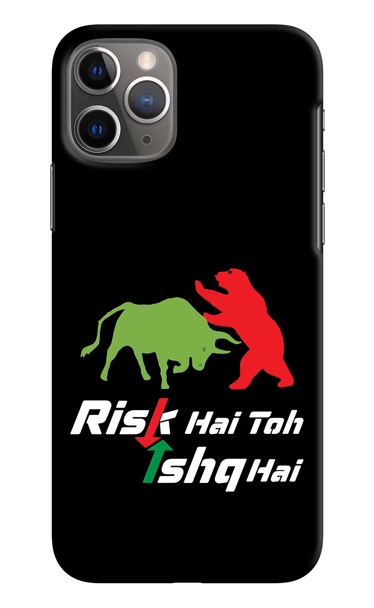 Risk Hai Toh Ishq Hai iPhone 11 Pro Max Hard Case Back Cover by Casekaro