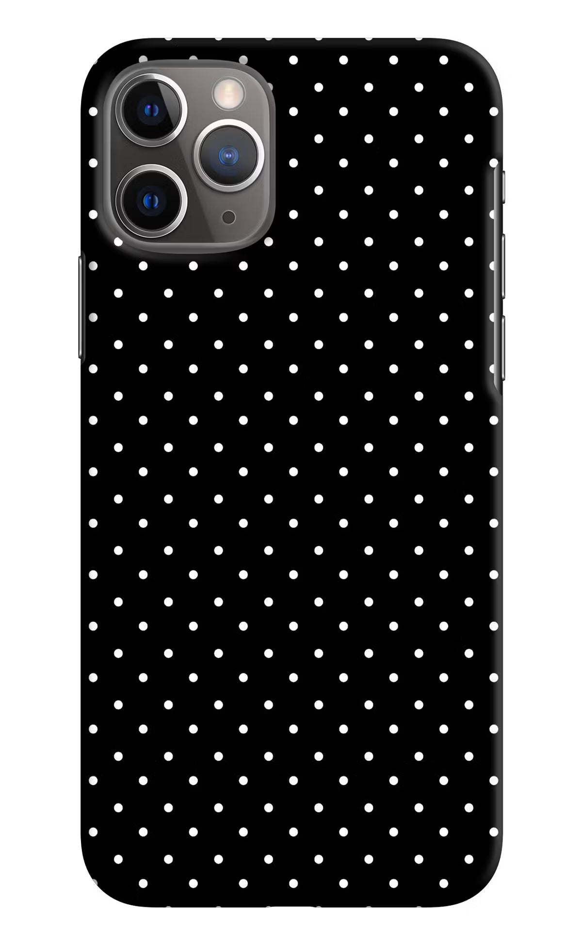 White Dots iPhone 11 Pro Max Hard Case Back Cover by Casekaro