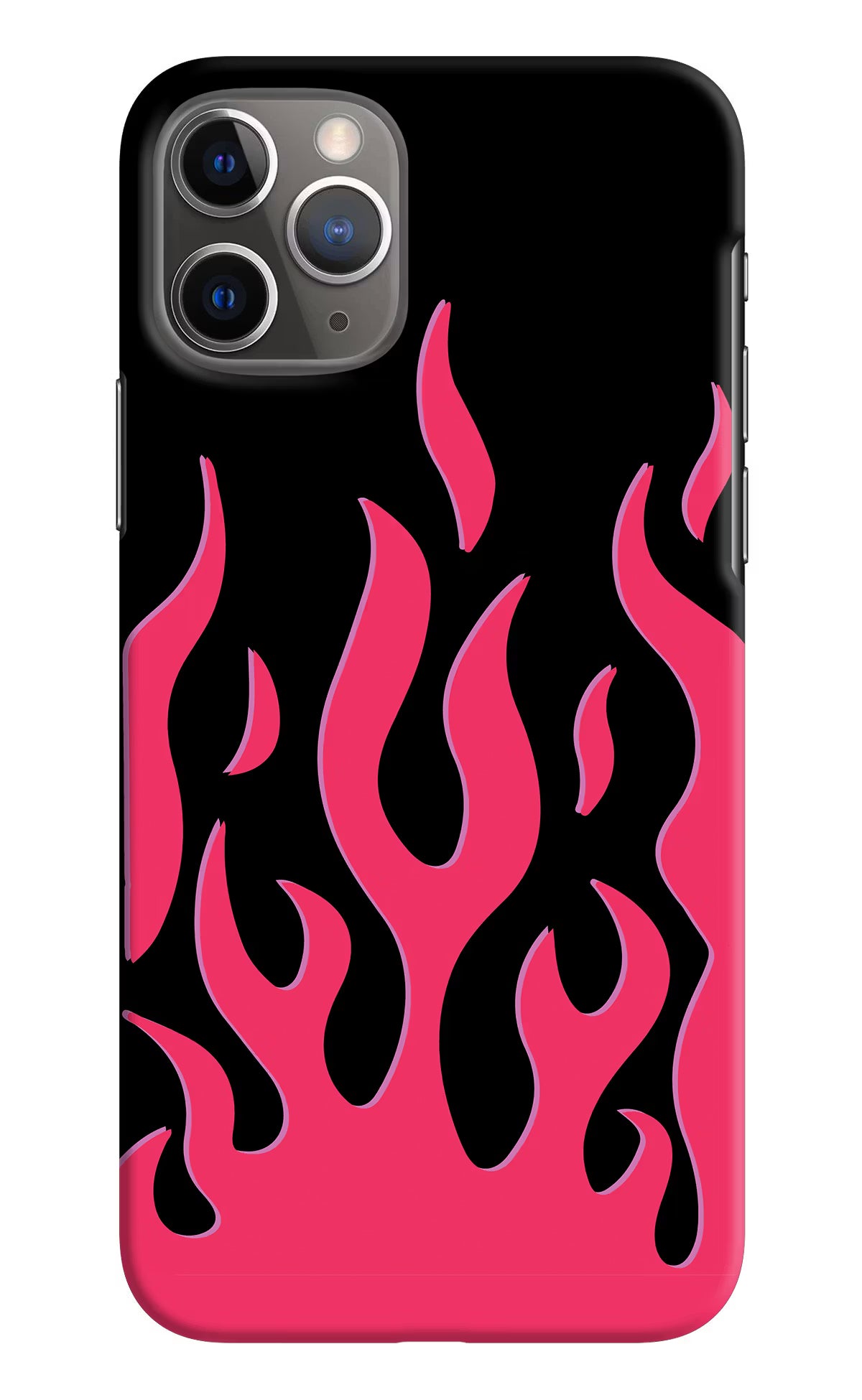 Fire Flames iPhone 11 Pro Max Hard Case Back Cover by Casekaro