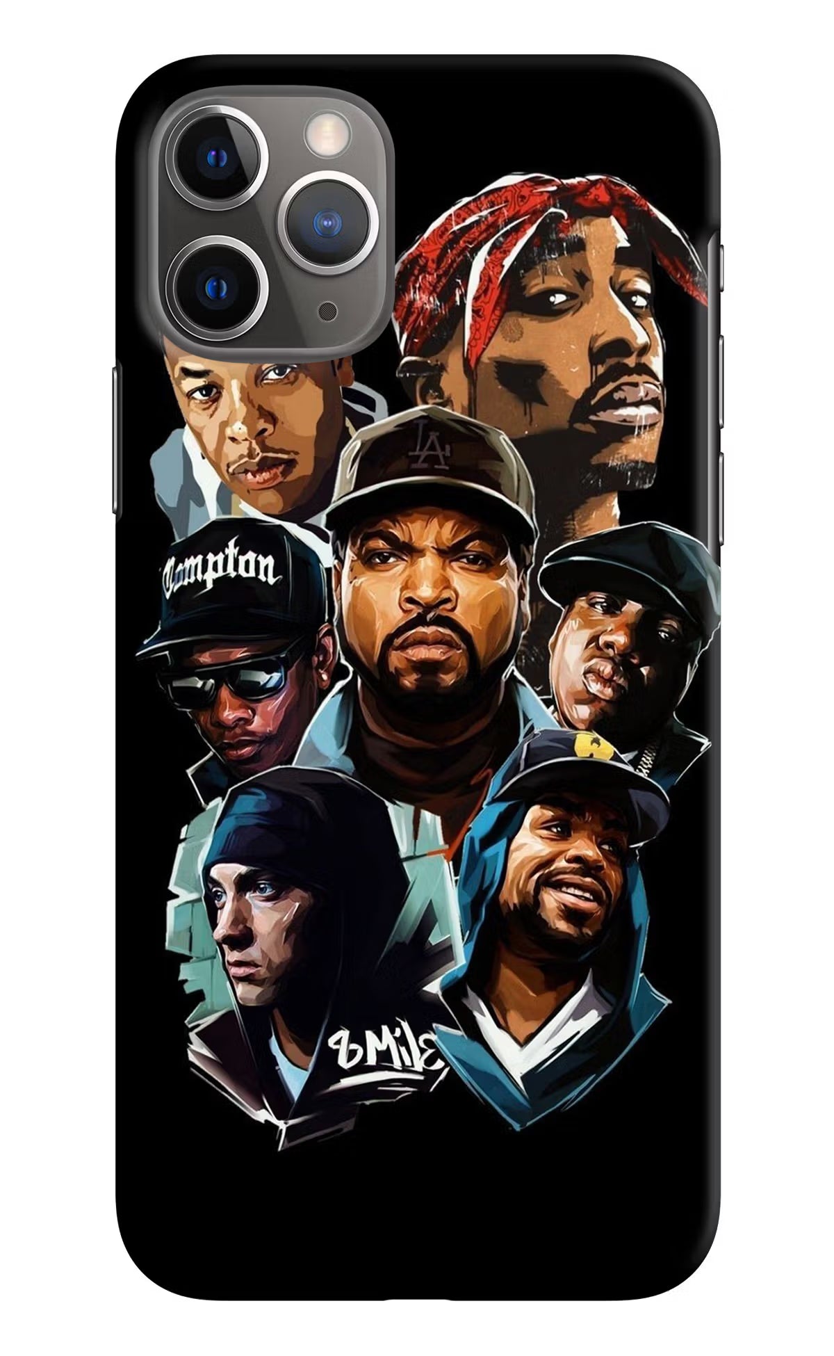 Rappers iPhone 11 Pro Max Hard Case Back Cover by Casekaro