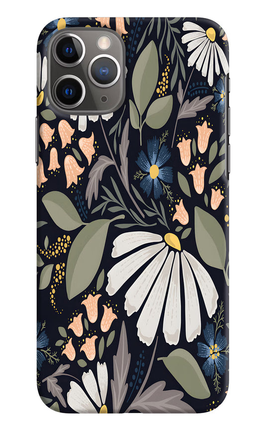 Flowers Art iPhone 11 Pro Max Hard Case Back Cover by Casekaro