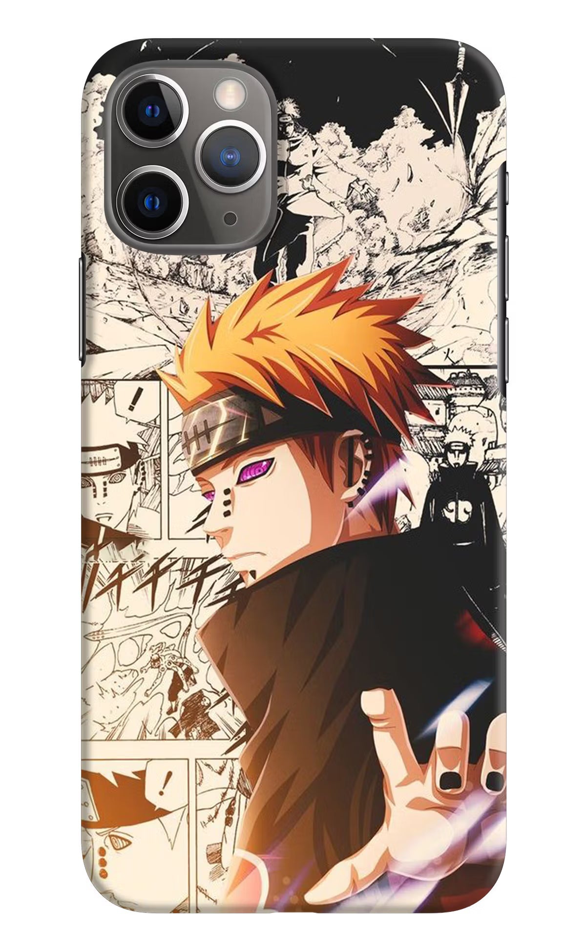 Pain Anime iPhone 11 Pro Max Hard Case Back Cover by Casekaro