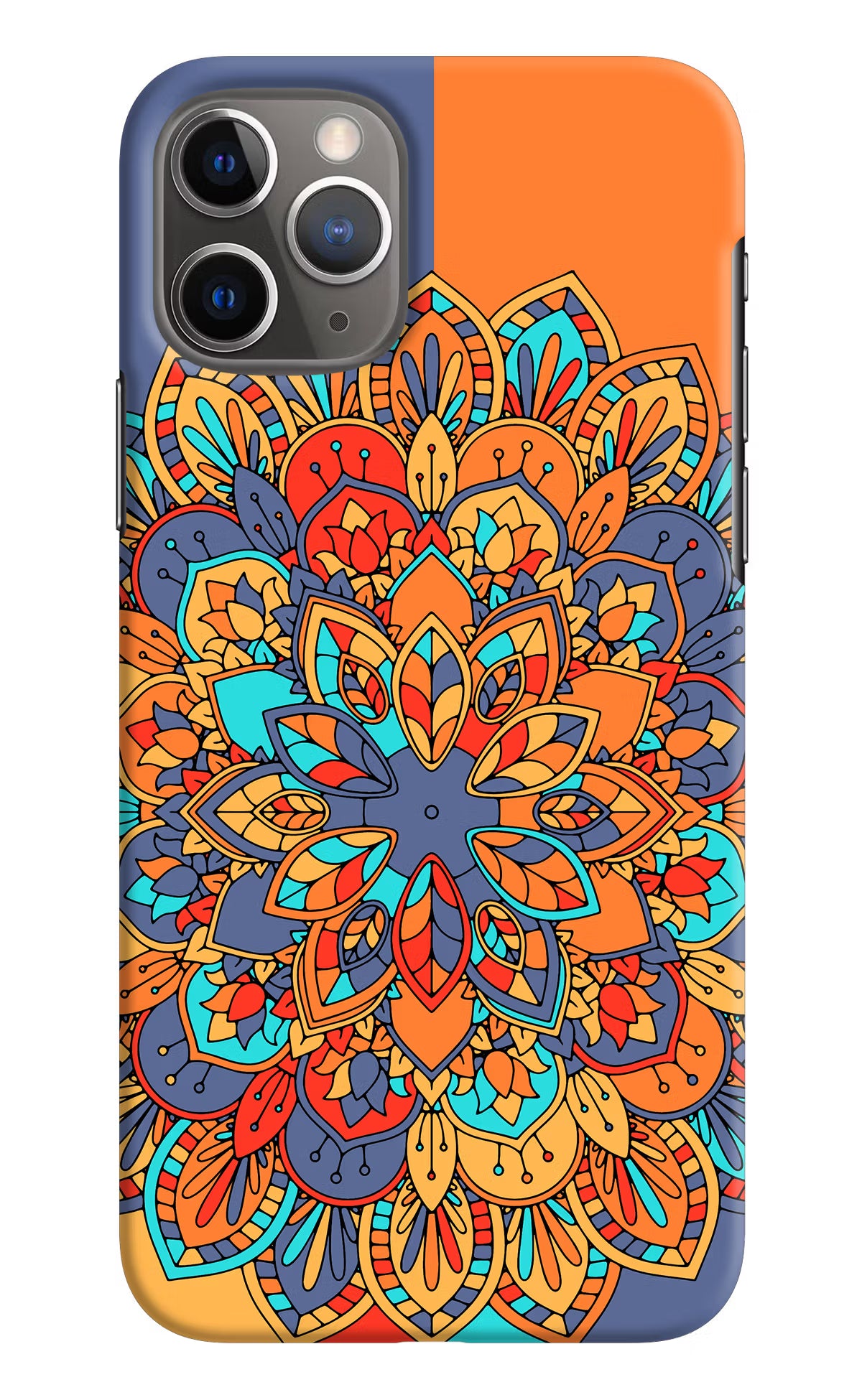 Color Mandala iPhone 11 Pro Max Hard Case Back Cover by Casekaro