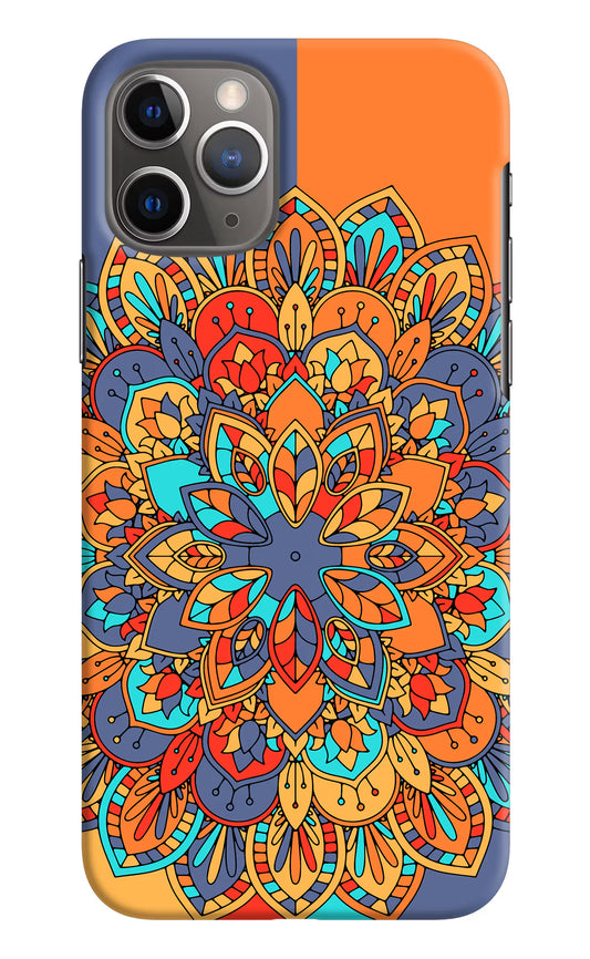 Color Mandala iPhone 11 Pro Max Hard Case Back Cover by Casekaro