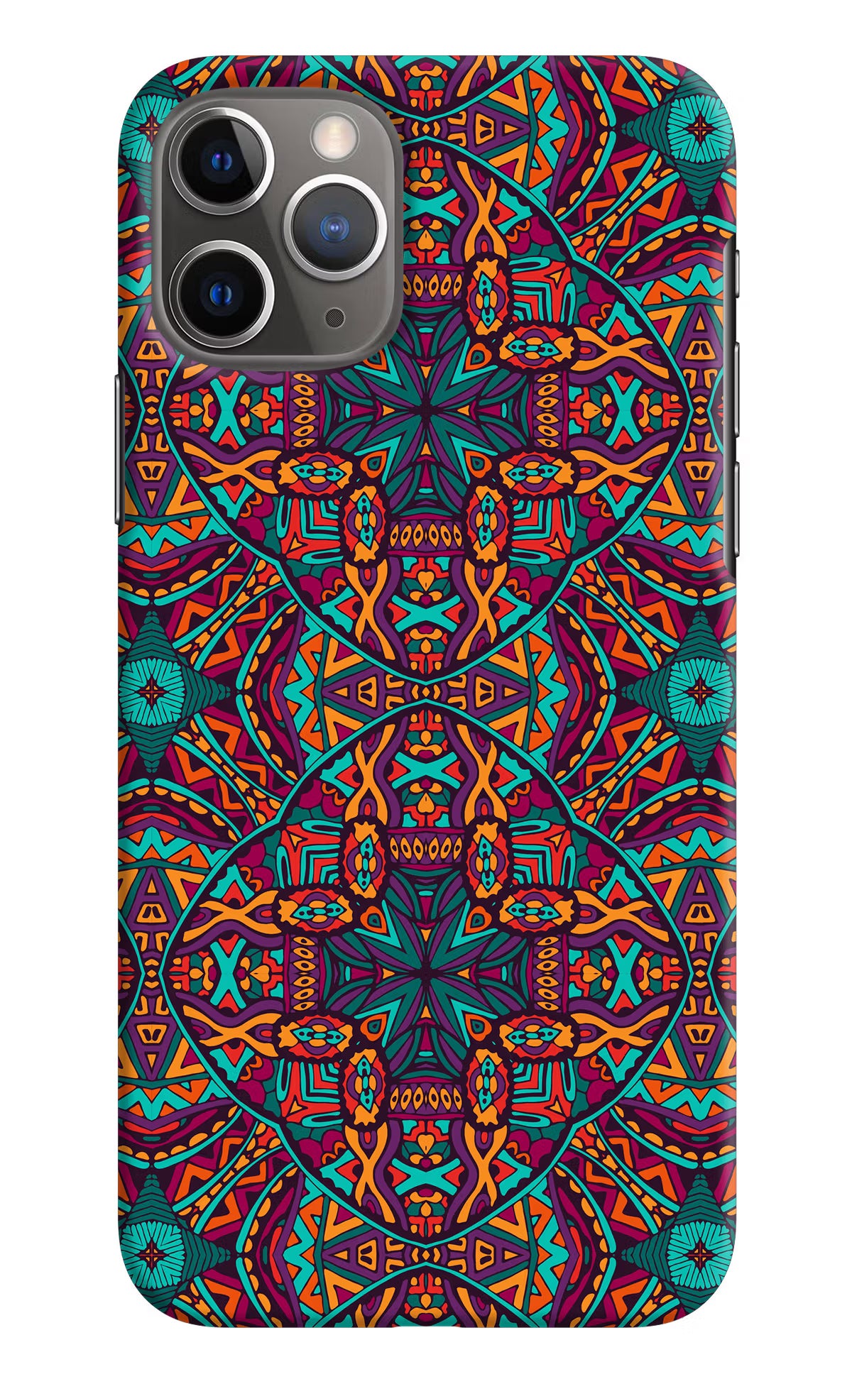 Colour Mandala iPhone 11 Pro Max Hard Case Back Cover by Casekaro