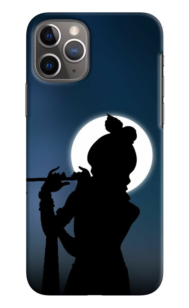 Shri Krishna Silhouette iPhone 11 Pro Max Hard Case Back Cover by Casekaro
