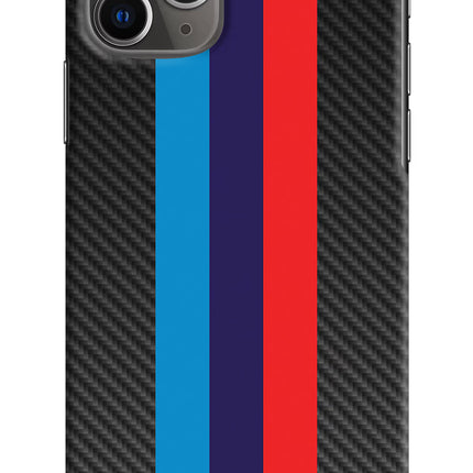 BMW Stripes Pattern iPhone 11 Pro Max Hard Case Back Cover by Casekaro