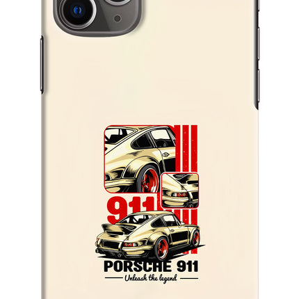Classic Porsche 911 iPhone 11 Pro Max Hard Case Back Cover by Casekaro