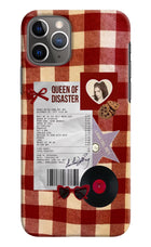 Queen of Disaster iPhone 11 Pro Max Hard Case Back Cover by Casekaro