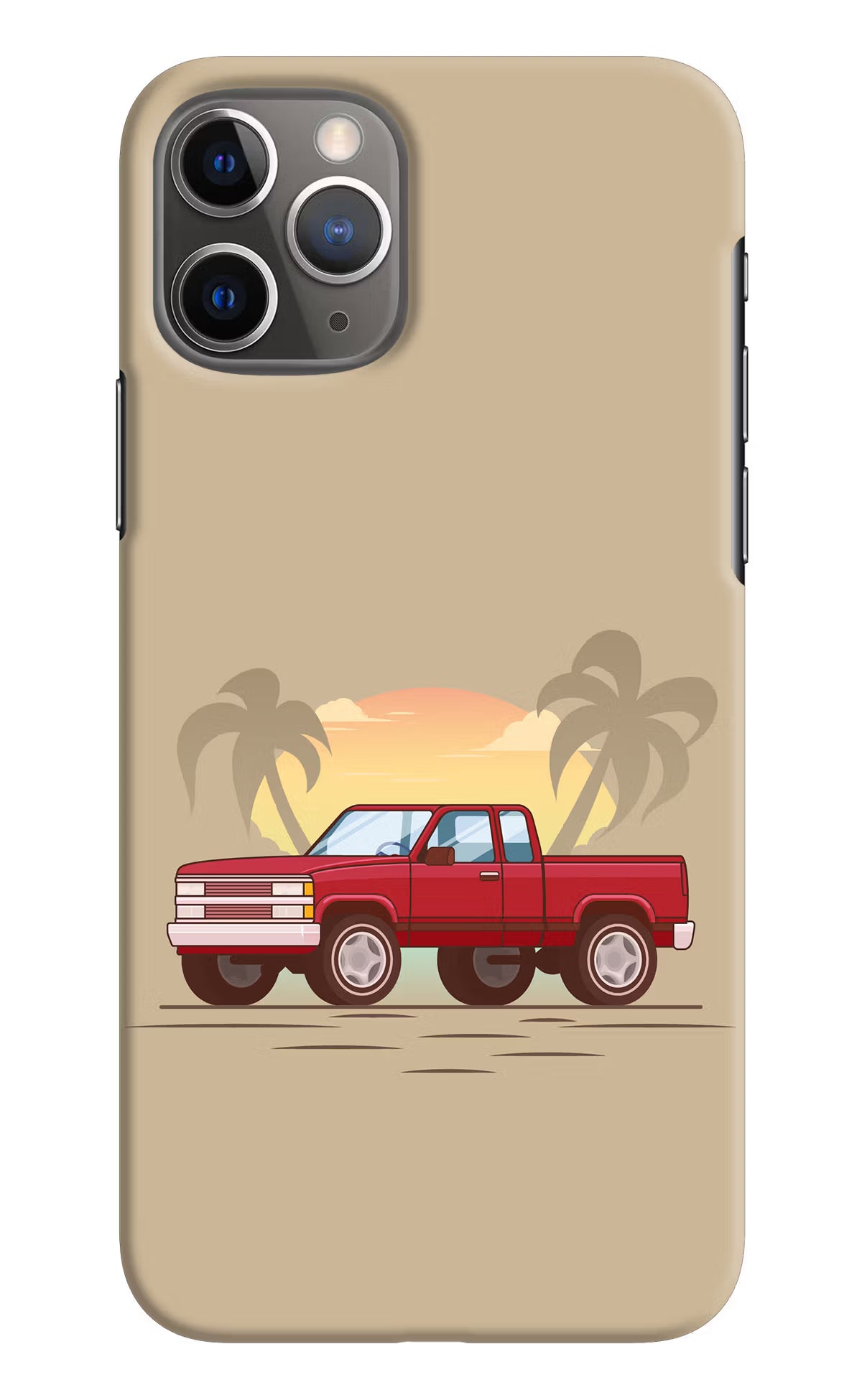 Desert Classic Drive iPhone 11 Pro Max Hard Case Back Cover by Casekaro