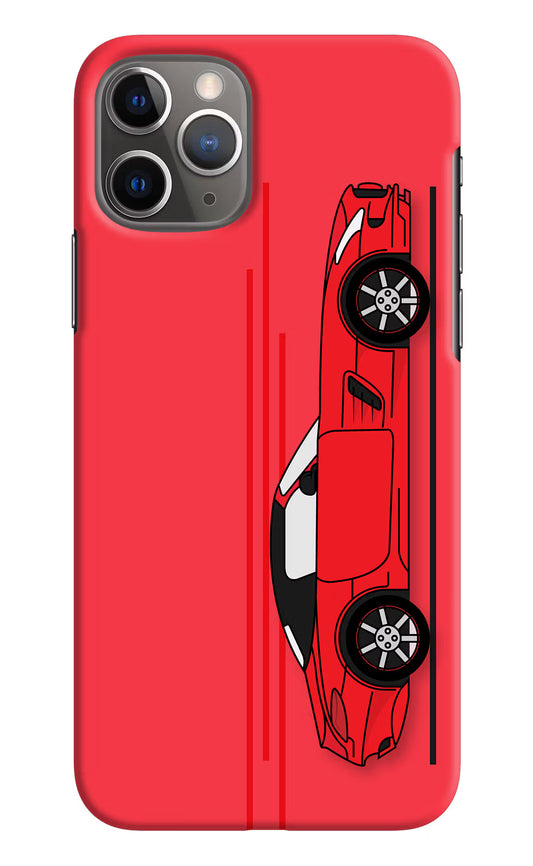 Red Velocity iPhone 11 Pro Max Hard Case Back Cover by Casekaro