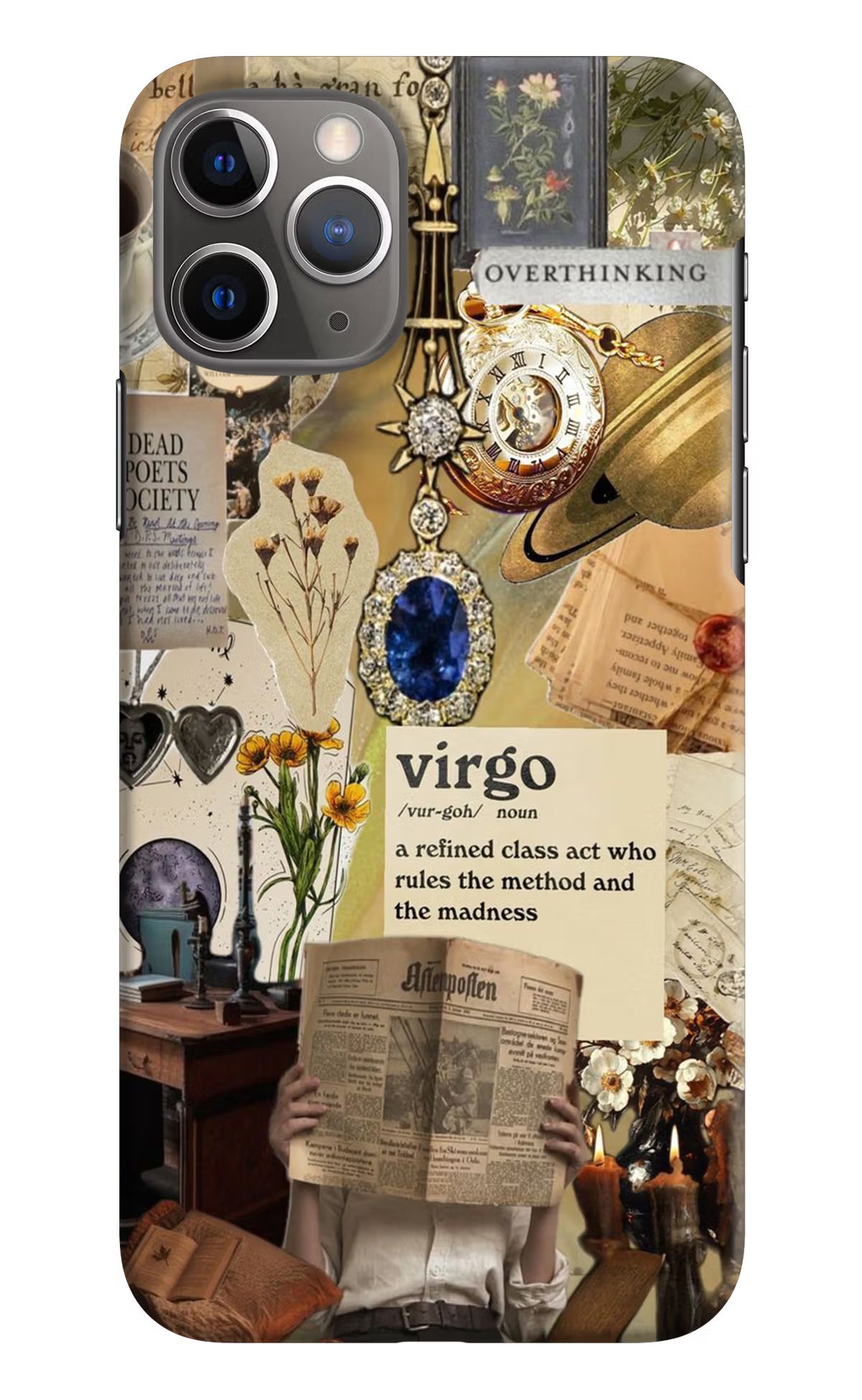 Virgo Zodiac iPhone 11 Pro Max Hard Case Back Cover by Casekaro