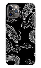 Twin Dragons iPhone 11 Pro Max Hard Case Back Cover by Casekaro