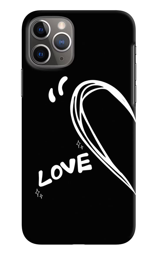 Love Line iPhone 11 Pro Max Hard Case Back Cover by Casekaro