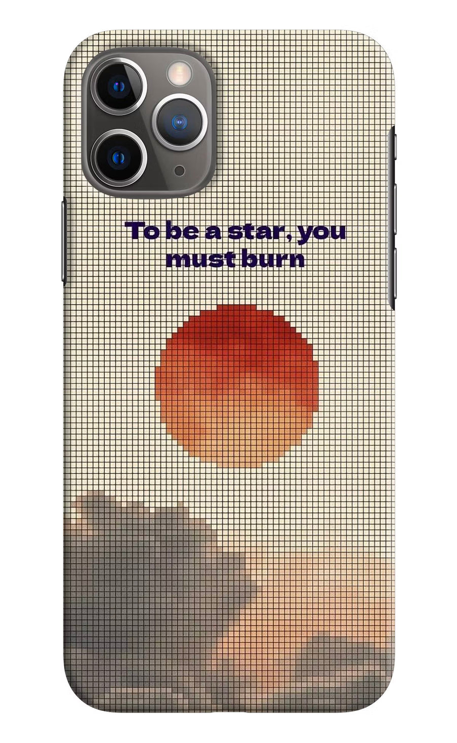 Pixel Sun iPhone 11 Pro Max Back Cover, Hard case