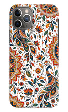 White Mayura iPhone 11 Pro Max Hard Case Back Cover by Casekaro