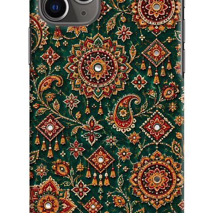 Green Pataka iPhone 11 Pro Max Hard Case Back Cover by Casekaro