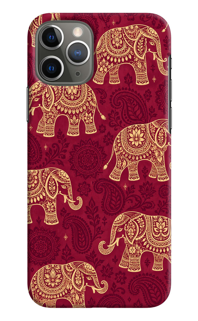 Maroon Elephant iPhone 11 Pro Max Back Cover