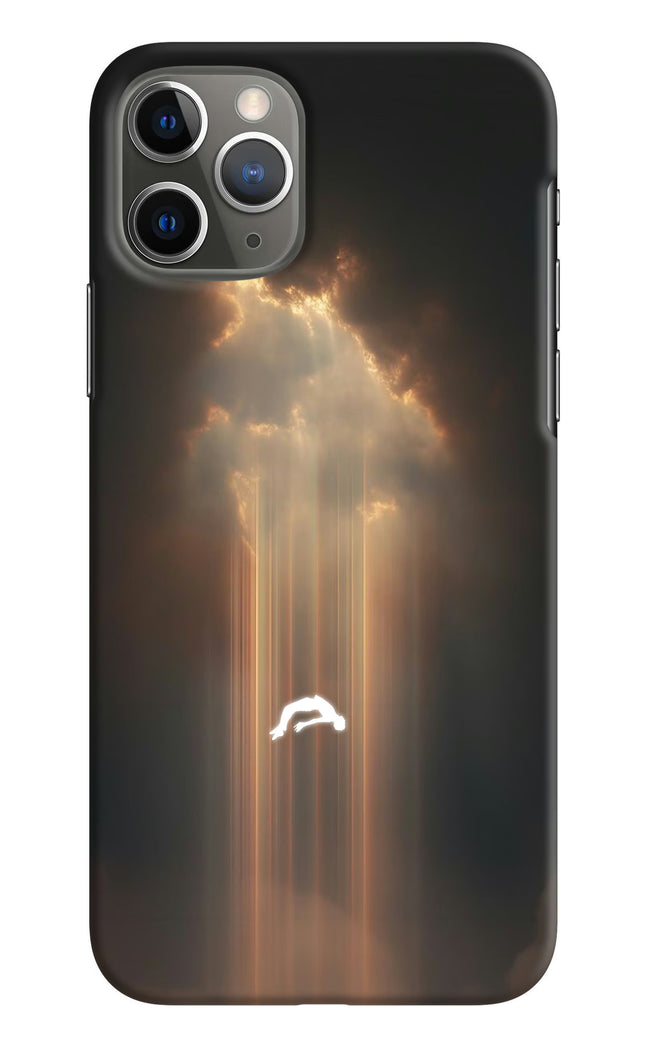 Heavenly Beam iPhone 11 Pro Max Hard Case Back Cover by Casekaro