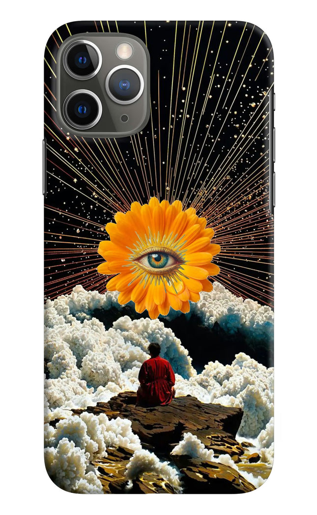Cosmic Flower iPhone 11 Pro Max Hard Case Back Cover by Casekaro