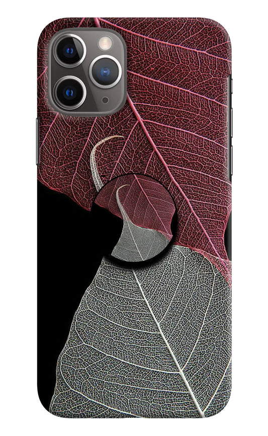 Leaf Pattern iPhone 11 Pro Max Pop Case by Casekaro