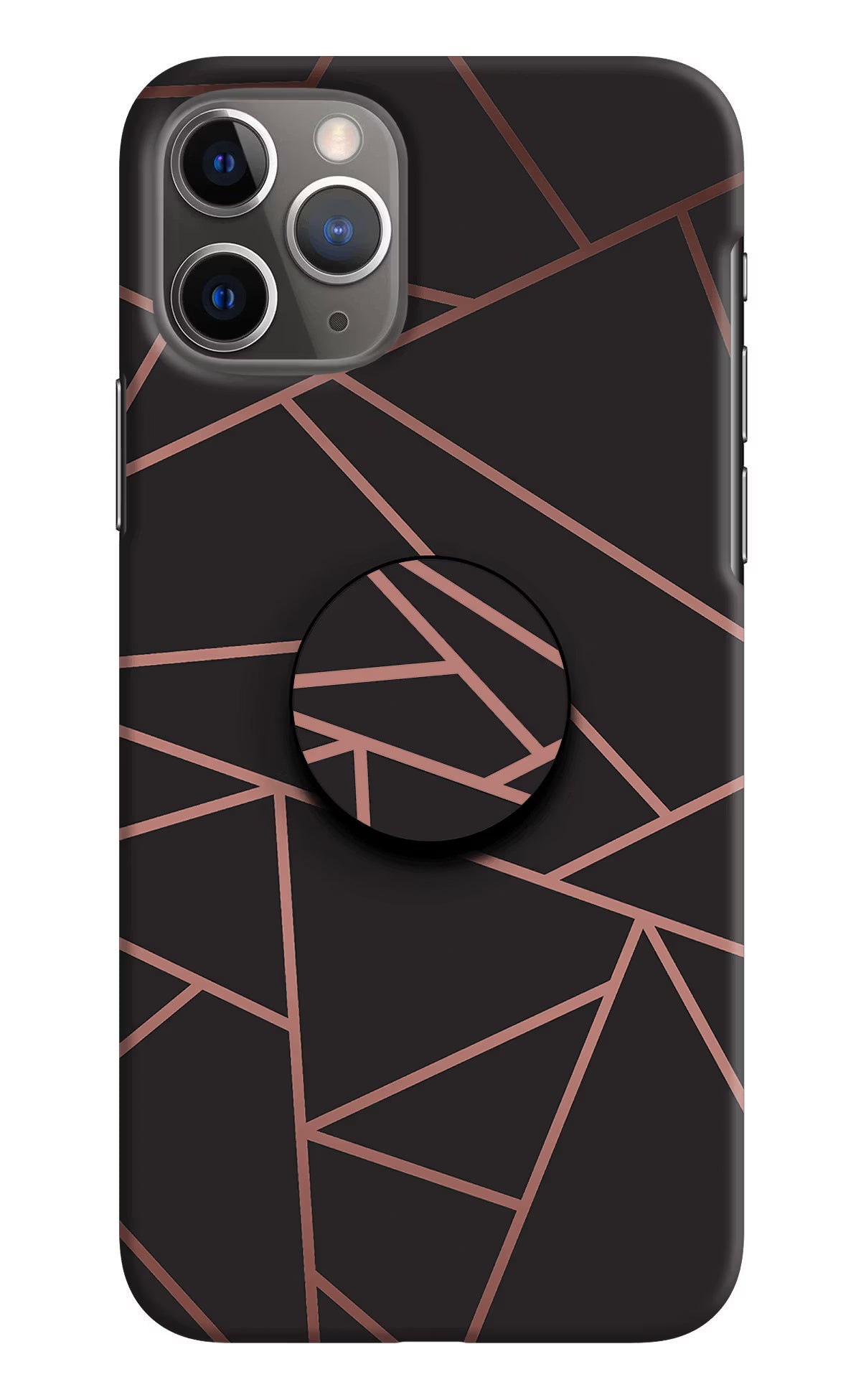 Geometric Pattern iPhone 11 Pro Max Pop Case by Casekaro
