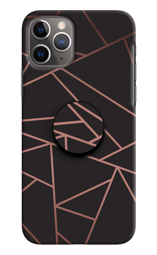 Geometric Pattern iPhone 11 Pro Max Pop Case by Casekaro