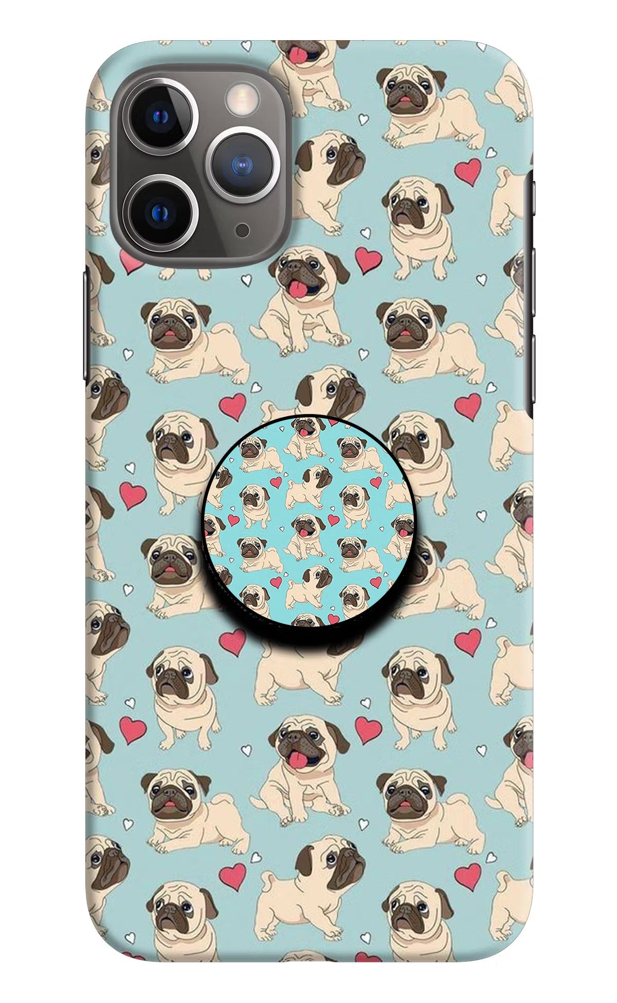 Pug Dog iPhone 11 Pro Max Pop Case by Casekaro