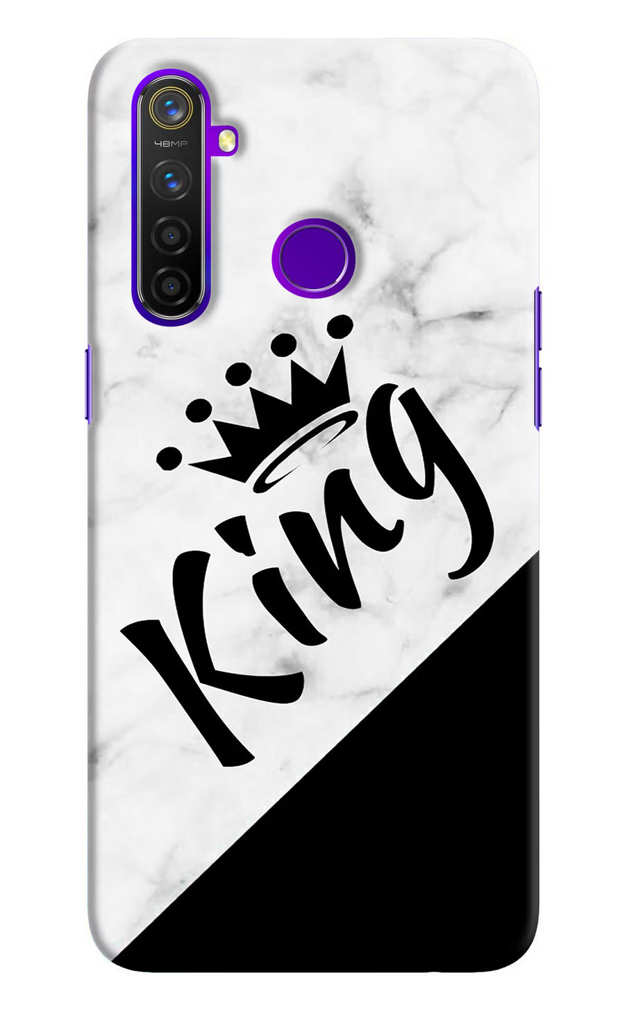 King Realme 5 Pro Back Cover, Hard case