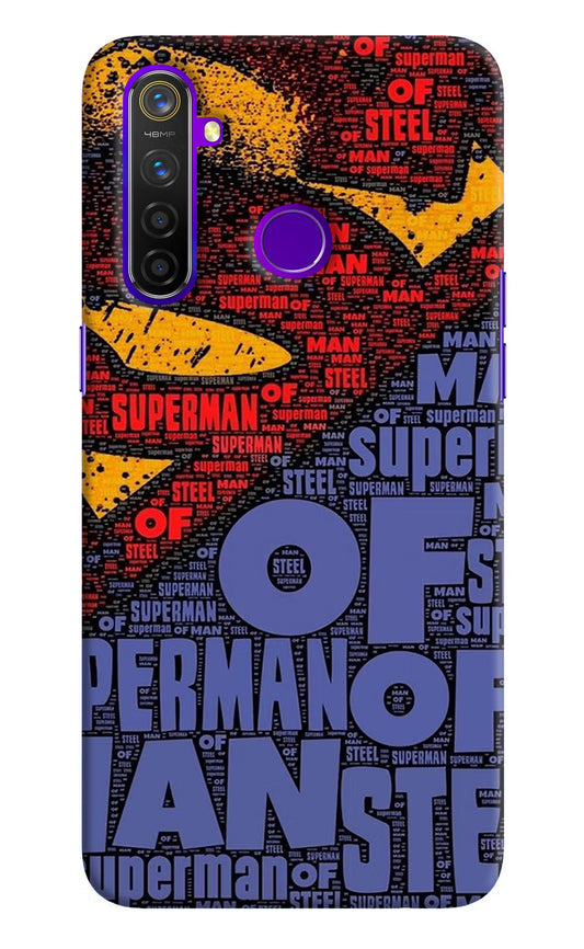 Superman Realme 5 Pro Hard Case Back Cover by Casekaro