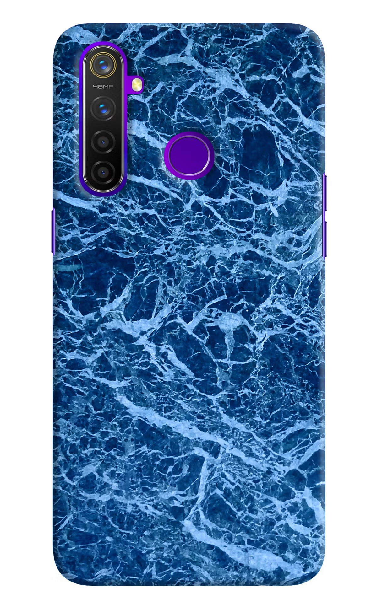 Blue Marble Realme 5 Pro Hard Case Back Cover by Casekaro