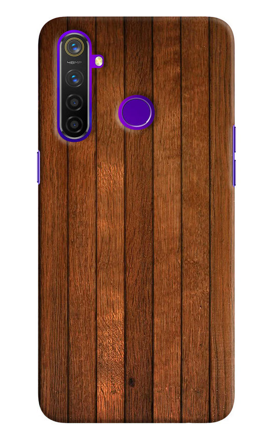 Wooden Artwork Bands Realme 5 Pro Hard Case Back Cover by Casekaro