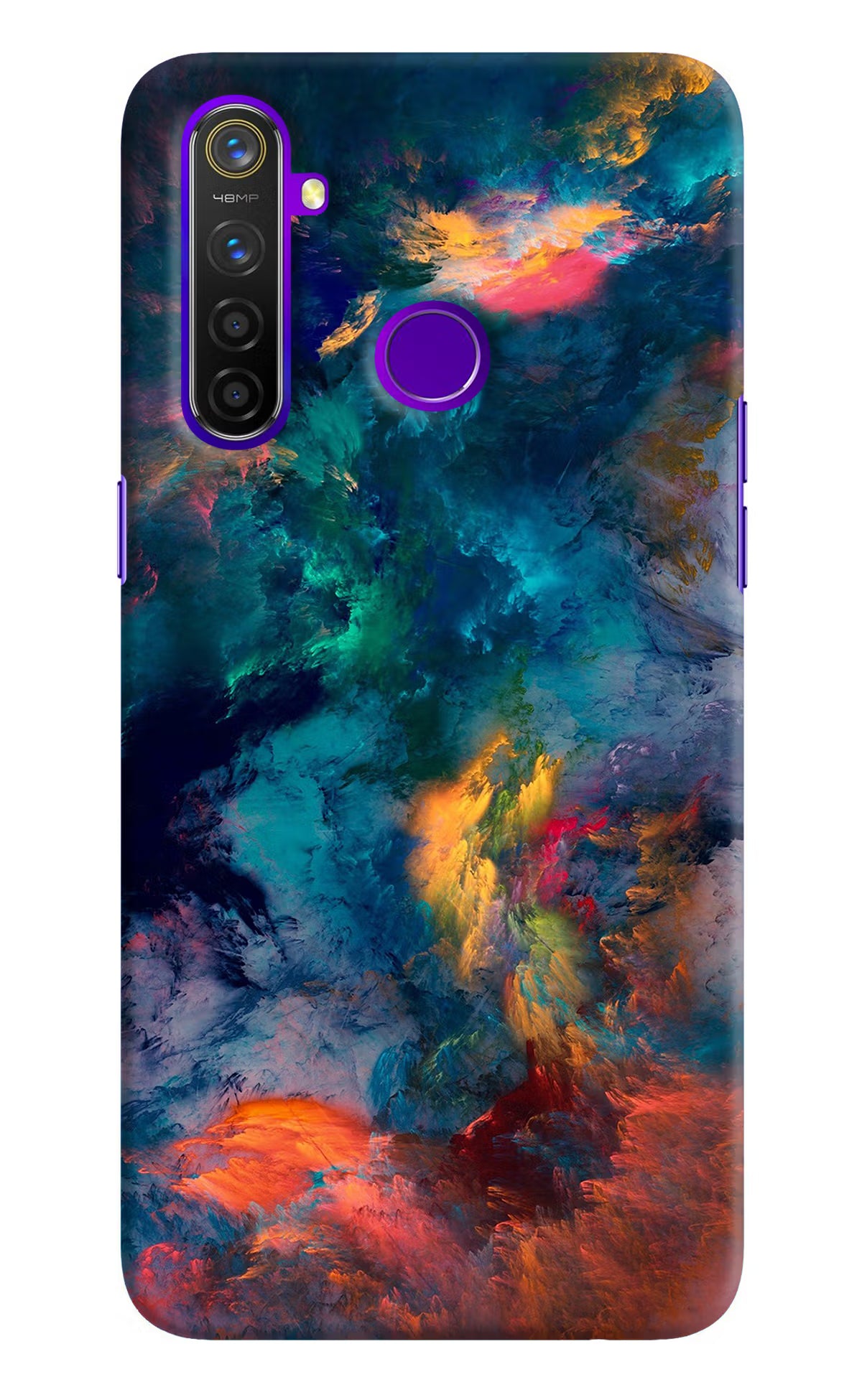 Artwork Paint Realme 5 Pro Hard Case Back Cover by Casekaro