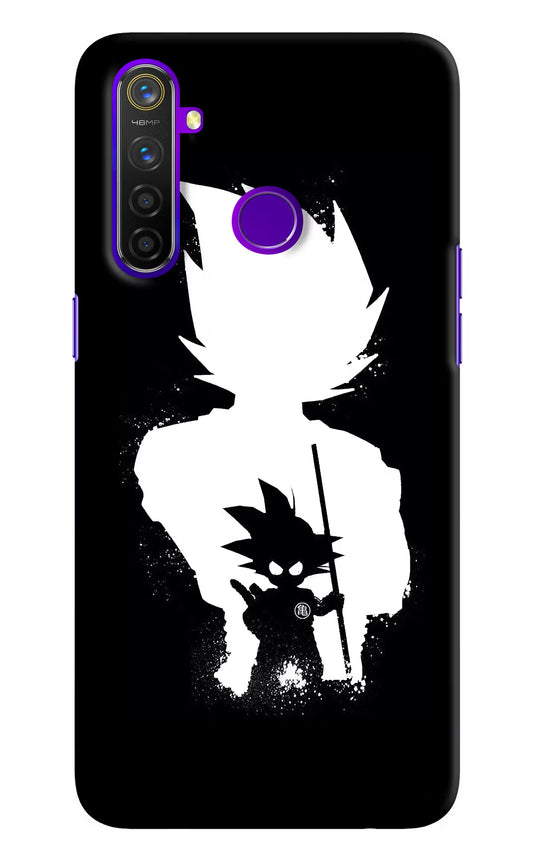 Goku Shadow Realme 5 Pro Hard Case Back Cover by Casekaro