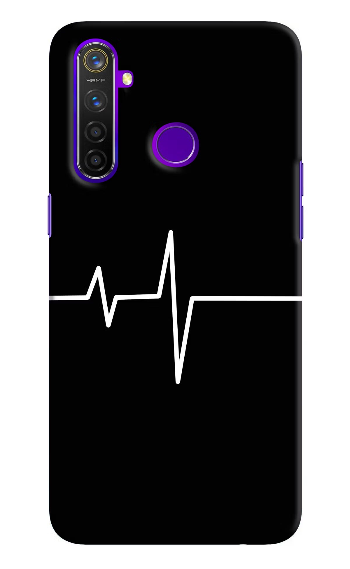 Heart Beats Realme 5 Pro Hard Case Back Cover by Casekaro