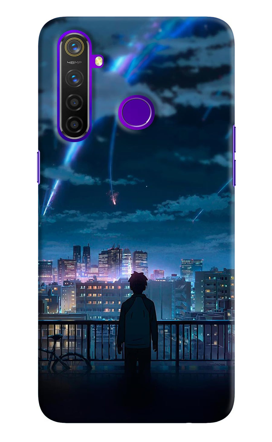 Anime Realme 5 Pro Back Cover, Hard case