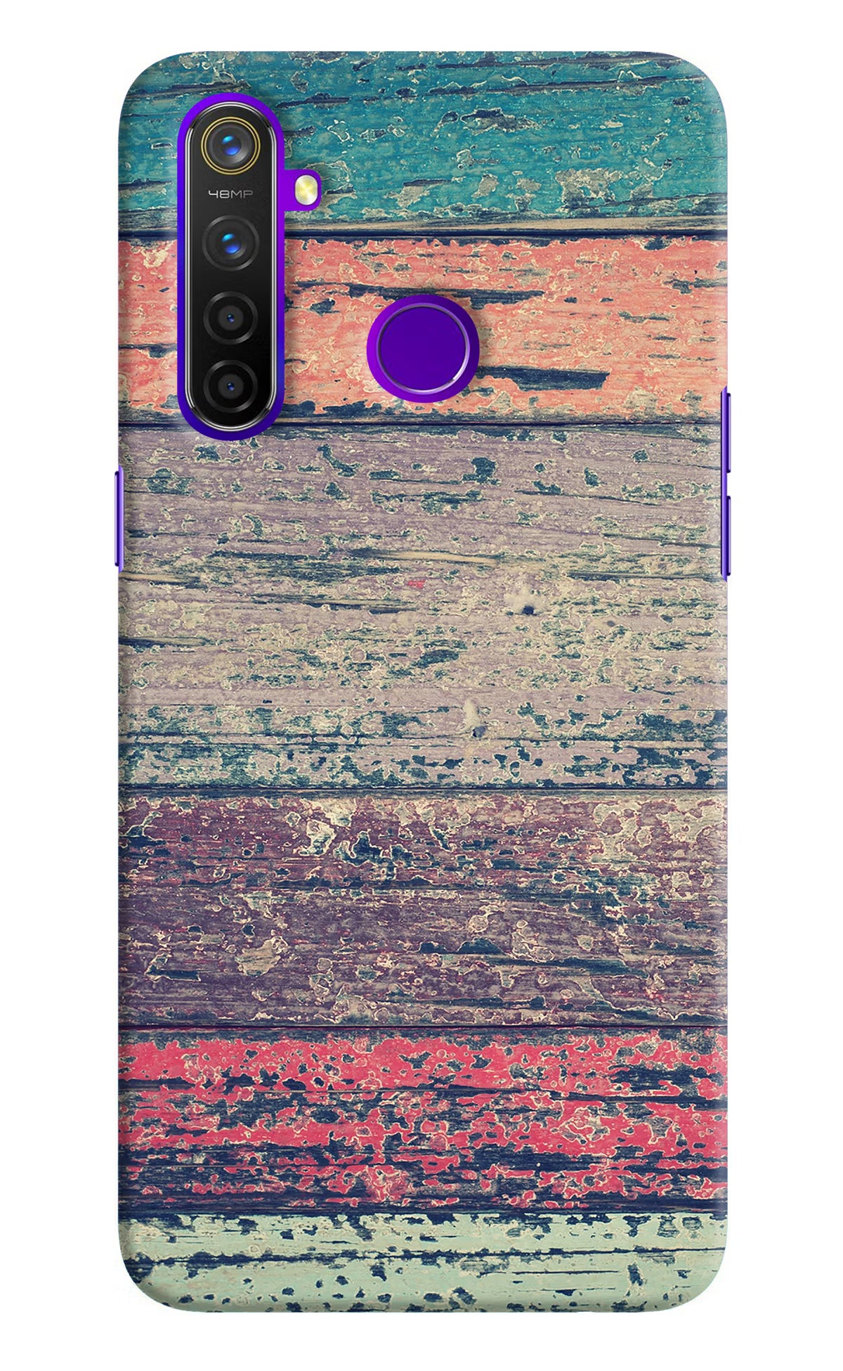 Colourful Wall Realme 5 Pro Hard Case Back Cover by Casekaro
