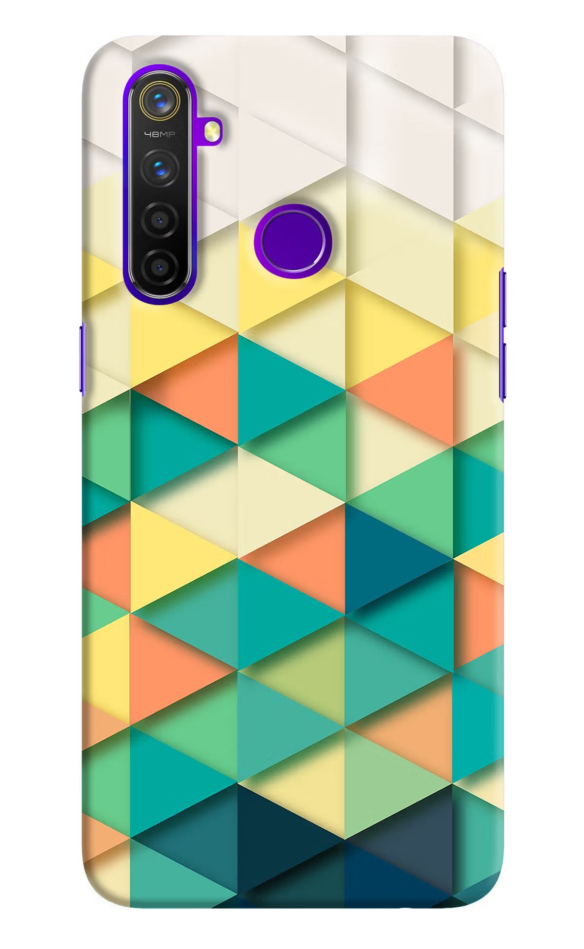 Abstract Realme 5 Pro Hard Case Back Cover by Casekaro