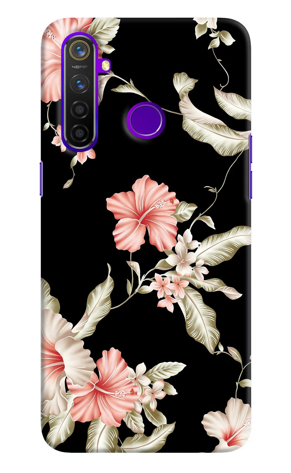 Flowers Realme 5 Pro Hard Case Back Cover by Casekaro