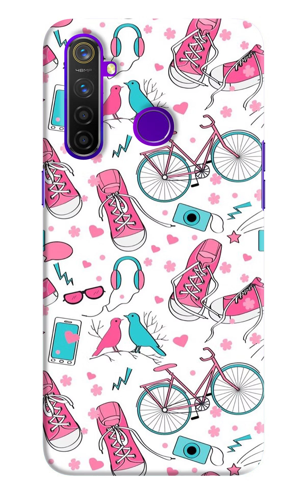 Artwork Realme 5 Pro Hard Case Back Cover by Casekaro