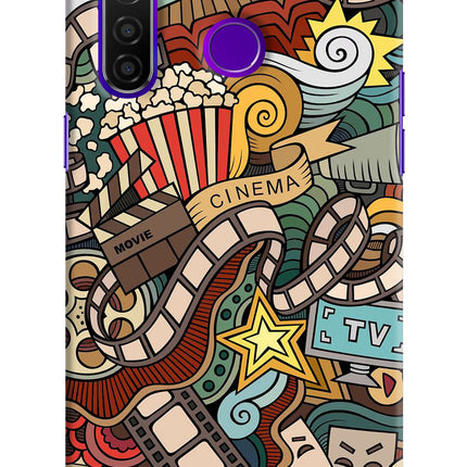 Cinema Abstract Realme 5 Pro Hard Case Back Cover by Casekaro