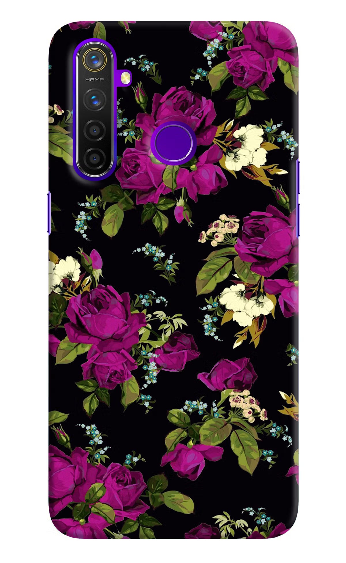 Flowers Realme 5 Pro Hard Case Back Cover by Casekaro