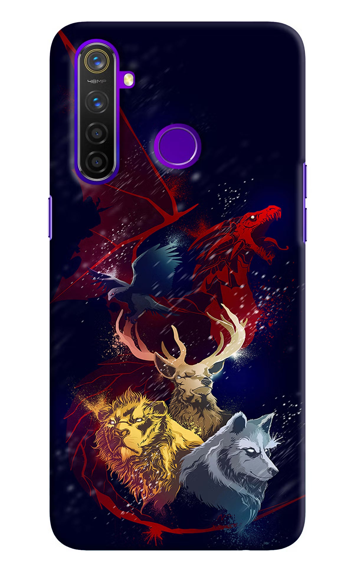 Game Of Thrones Realme 5 Pro Hard Case Back Cover by Casekaro