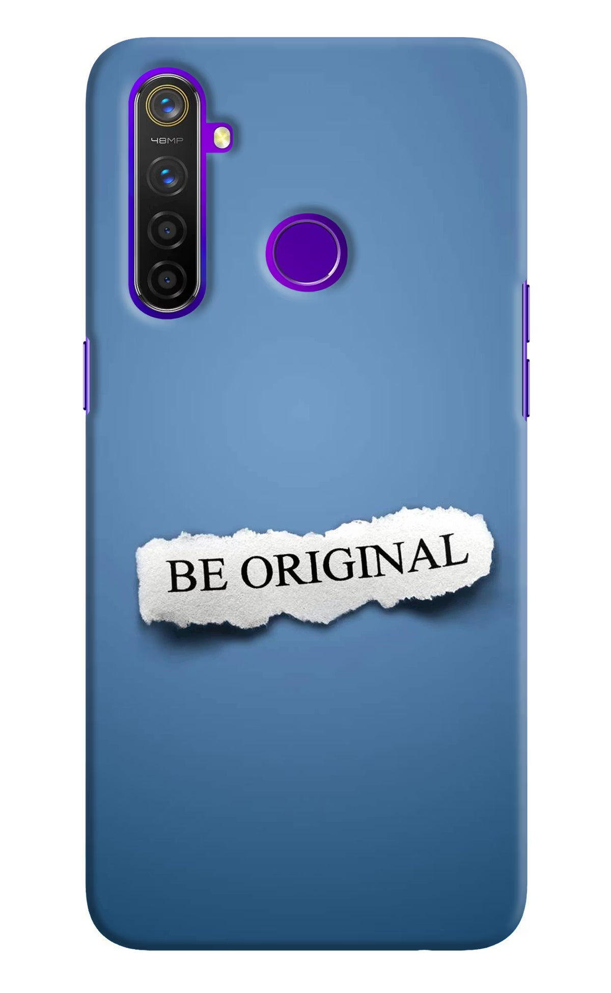 Be Original Realme 5 Pro Hard Case Back Cover by Casekaro
