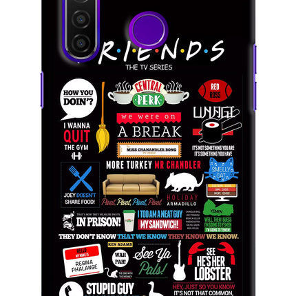 FRIENDS Realme 5 Pro Hard Case Back Cover by Casekaro