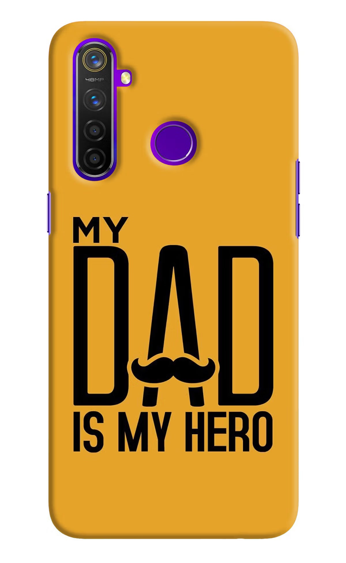 My Dad Is My Hero Realme 5 Pro Hard Case Back Cover by Casekaro