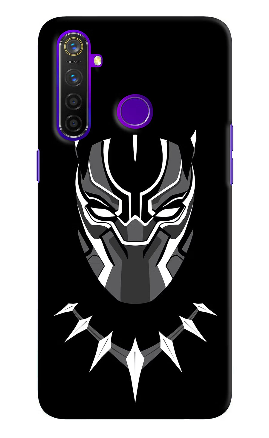 Black Panther Realme 5 Pro Back Cover, Hard case