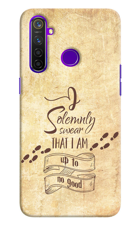 I Solemnly swear that i up to no good Realme 5 Pro Hard Case Back Cover by Casekaro