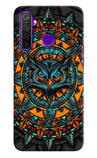 Angry Owl Art Realme 5 Pro Hard Case Back Cover by Casekaro